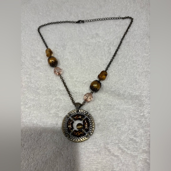 Boho Earth Tone Pendant Necklace Lot - Caracol & NW Brands - Set of 5 - Picture 4 of 10